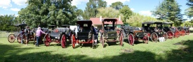 P1070785 Line up at Bloomfield Orange Car Club rooms.jpg